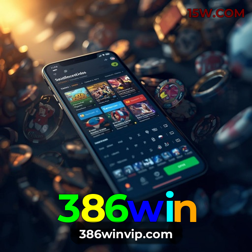 Aplicativo móvel 386win para iOS e Android
